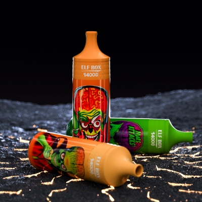 ELF BOX RGB 14k(14000) Puffs 0% 2% 3% 5% Nicotine 25ml e-liquid RGB-Light Lanyard Disposable Vape Pen