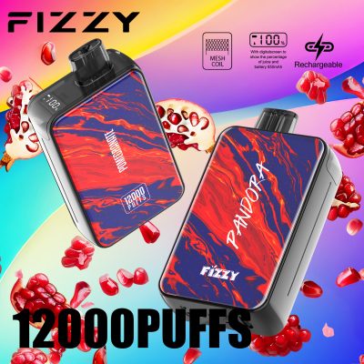 Fizzy Pandora 12K(12000) Puffs 20ML E-Liquid Mesh Coil 650mAh battery Disposable Vape