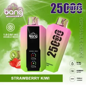 Bang 25K(25000) Puffs LCD Display 30ml E-liquid 650 mAh Battery 0% 2% 3% 5% Nicotine Disposable Vape