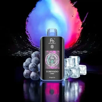 RandM Fumot Tornado 25K (25000) Puffs 3D Curved Screen 2% 5% Nicotine 700mAh Rechargeable Battery Touch Switch Disposable Vape