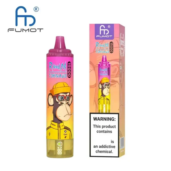 RandM Tornado 15K (15000) Puffs LED Display 25ml E-liquid 850mAh Rechargeable Battery 2% 5% Nicotine Disposable Vape 20 RandM Tornado 15K (15000) Puffs LED Display 25ml E-liquid 850mAh Rechargeable Battery 2% 5% Nicotine Disposable Vape