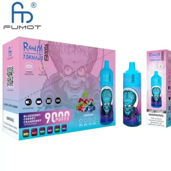 RandM Tornado 9K (9000) Puffs 850mAh Battery 18ml E-juice 2% 5% Nicotine RGB Light Disposable Vape 13 RandM Tornado 9K (9000) Puffs 850mAh Battery 18ml E-juice 2% 5% Nicotine RGB Light Disposable Vape
