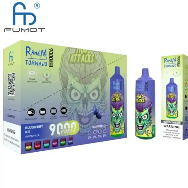 RandM Tornado 9K (9000) Puffs 850mAh Battery 18ml E-juice 2% 5% Nicotine RGB Light Disposable Vape 14 RandM Tornado 9K (9000) Puffs 850mAh Battery 18ml E-juice 2% 5% Nicotine RGB Light Disposable Vape