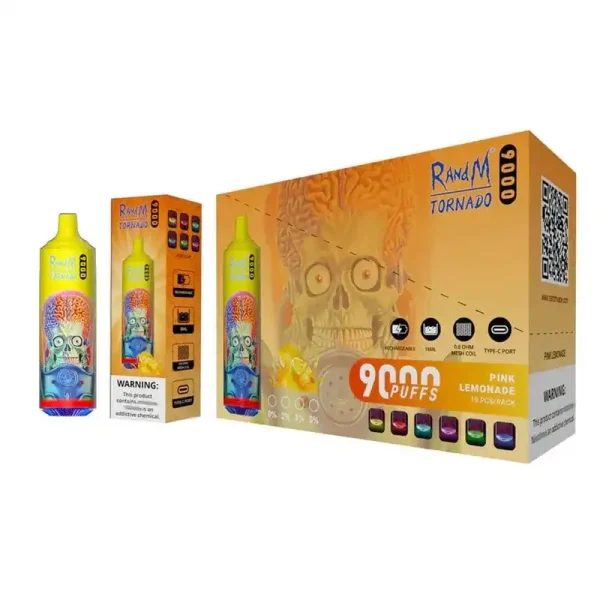 RandM Tornado 9K (9000) Puffs 850mAh Battery 18ml E-juice 2% 5% Nicotine RGB Light Disposable Vape 23 RandM Tornado 9K (9000) Puffs 850mAh Battery 18ml E-juice 2% 5% Nicotine RGB Light Disposable Vape