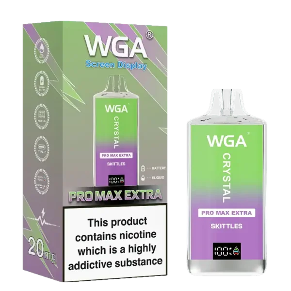 WGA Crystal Pro Max Extra 15K (15000) Puffs Adjustable Airflow 650mAh Battery Type-C Charging 20ml Capacity 2% 5% Nicotine Disposable Vape 18 WGA Crystal Pro Max Extra 15K (15000) Puffs Adjustable Airflow 650mAh Battery Type-C Charging 20ml Capacity 2% 5% Nicotine Disposable Vape