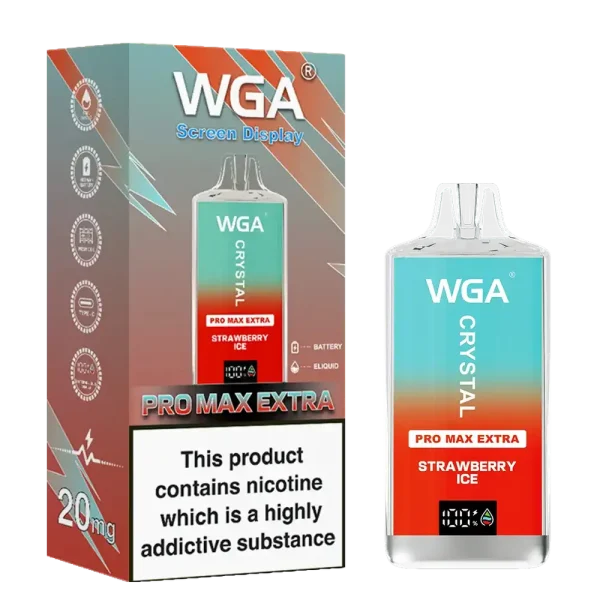 WGA Crystal Pro Max Extra 15K (15000) Puffs Adjustable Airflow 650mAh Battery Type-C Charging 20ml Capacity 2% 5% Nicotine Disposable Vape 20 WGA Crystal Pro Max Extra 15K (15000) Puffs Adjustable Airflow 650mAh Battery Type-C Charging 20ml Capacity 2% 5% Nicotine Disposable Vape