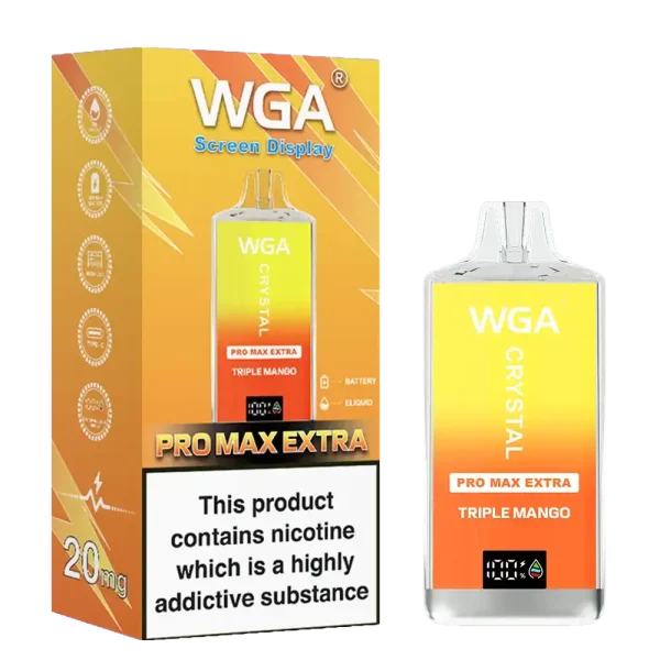 WGA Crystal Pro Max Extra 15K (15000) Puffs Adjustable Airflow 650mAh Battery Type-C Charging 20ml Capacity 2% 5% Nicotine Disposable Vape 23 WGA Crystal Pro Max Extra 15K (15000) Puffs Adjustable Airflow 650mAh Battery Type-C Charging 20ml Capacity 2% 5% Nicotine Disposable Vape